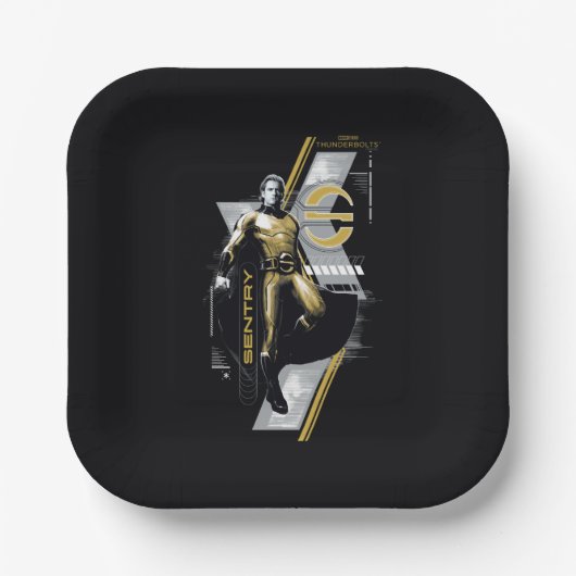 Thunderbolts* | Sentry Character Graphic ペーパープレート (正面)