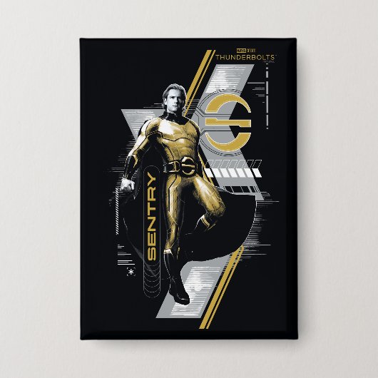 Thunderbolts* | Sentry Character Graphic 缶バッジ (正面)