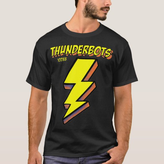 Thunderbots Roboticsチーム Tシャツ (正面)
