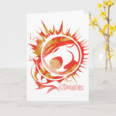 ThunderCats | Explosive Logo Graphic カード (黄色い花)