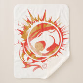 ThunderCats | Explosive Logo Graphic シェルパブランケット (正面)
