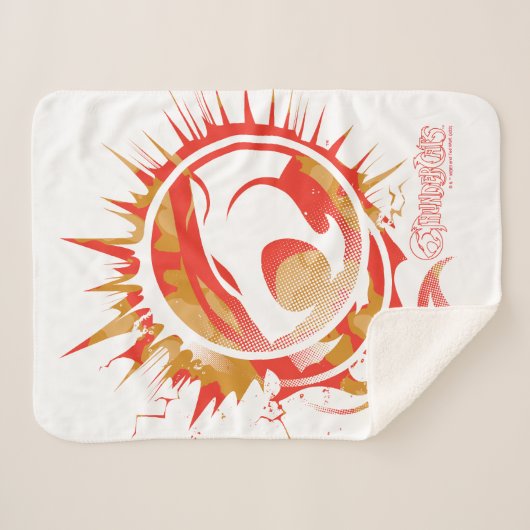 ThunderCats | Explosive Logo Graphic シェルパブランケット (正面(横))