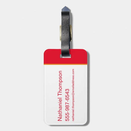 ThunderCats | Explosive Logo Graphic ラゲッジタグ (裏面縦)