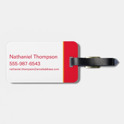 ThunderCats | Explosive Logo Graphic ラゲッジタグ (裏面横)