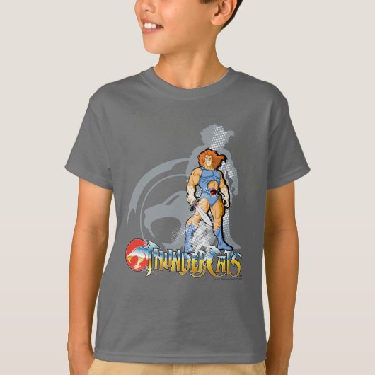 ThunderCats | Lion-O Halfttone Shadow Graphic Tシャツ (正面)