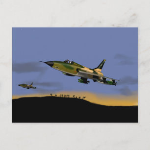 Thunderchief F105戦闘機 ポストカード