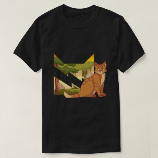 Thunderclan Warriors Warrior Catsステッカー.png Tシャツ (デザイン正面)