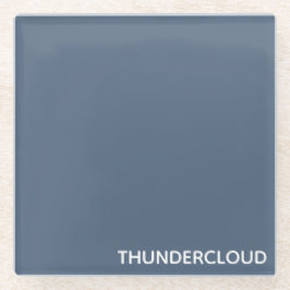 Thundercloud Blue-grayカラー名 ガラスコースター