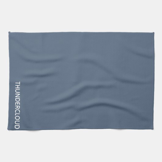 Thundercloud Blue-grayカラー名 キッチンタオル (横)