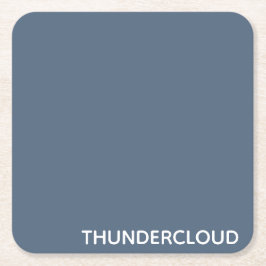 Thundercloud Blue-grayカラー名 スクエアペーパーコースター