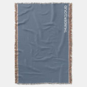 Thundercloud Blue-grayカラー名 スローブランケット (正面縦)