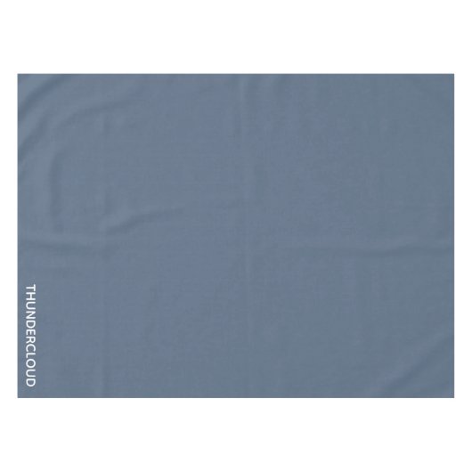 Thundercloud Blue-grayカラー名 テーブルクロス (正面(横))