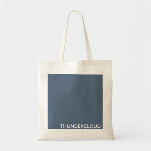 Thundercloud Blue-grayカラー名 トートバッグ (正面)
