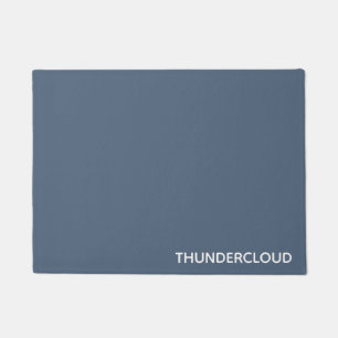 Thundercloud Blue-grayカラー名 ドアマット