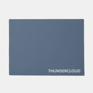 Thundercloud Blue-grayカラー名 ドアマット