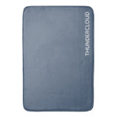 Thundercloud Blue-grayカラー名 バスマット (正面縦)