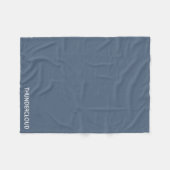 Thundercloud Blue-grayカラー名 フリースブランケット (正面(横))