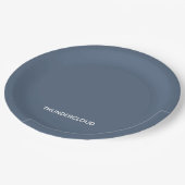 Thundercloud Blue-grayカラー名 ペーパープレート (アングル)