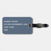 Thundercloud Blue-grayカラー名 ラゲッジタグ (裏面横)