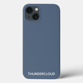 Thundercloud Blue-grayカラー名 iPhone 13ケース