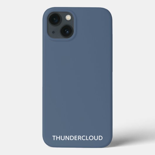 Thundercloud Blue-grayカラー名 Case-Mate iPhoneケース (裏面)