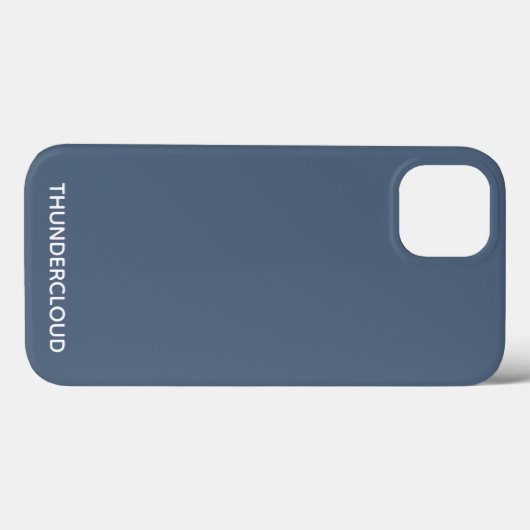 Thundercloud Blue-grayカラー名 Case-Mate iPhoneケース (裏面 (横))