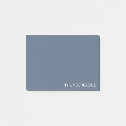 Thundercloud Blue-grey Colour Name ポストイット (正面)