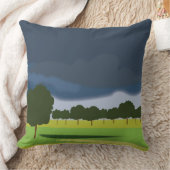 Thunderclouds雲自然風景 クッション (ブランケット)