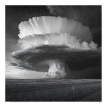 Thunderhead Cloud - Dramatic Black and White