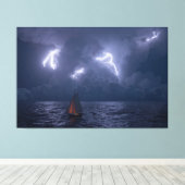 Thunderhead (Night) キャンバスプリント (インサイチュ (ウッドフロア))