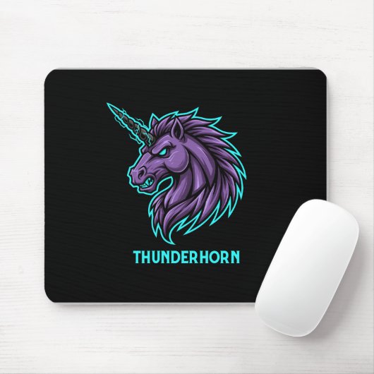 Thunderhorn Esports Mascot | Gaming Mouse Pad | Ag マウスパッド (マウス)