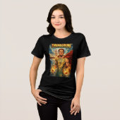 Thunderline ゴールデンゲートの守護者 トライブレンドTシャツ (正面全面)