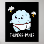 Thunderpantsおもしろい雲の天気プンダークBG ポスター (正面)