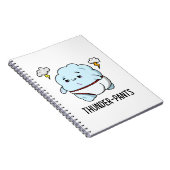 Thunderpants雲おもしろい下着パン ノートブック (右側)