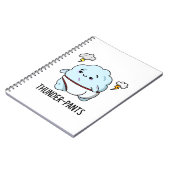 Thunderpants雲おもしろい下着パン ノートブック (左側)