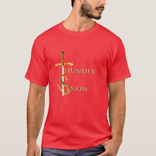 ThunderSnowのロゴ Tシャツ (正面)