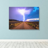 thunderstorm キャンバスプリント (インサイチュ (ウッドフロア))