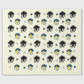 「Thunderstorm Elegance: ☁️⚡ラッピング紙。 ラッピングペーパー (フラット)