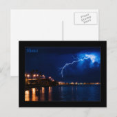 Thunderstorm over Miami – ポストカード (正面/裏面)