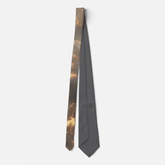 Thunderstorm Tie/Krawatte mit Blitzd ネクタイ (裏面)