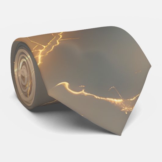 Thunderstorm Tie/Krawatte mit Blitzd ネクタイ (ロール)
