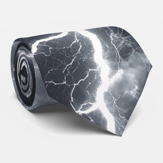 Thunderstorm Tie/Krawatte mit Blitzd ネクタイ (ロール)