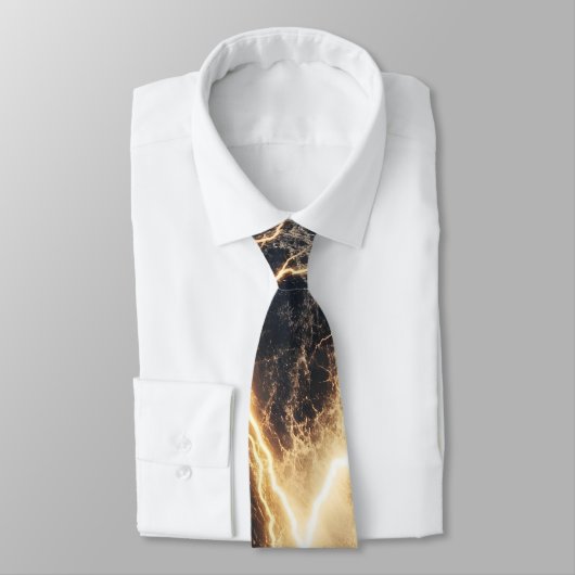 Thunderstorm Tie/Krawatte mit Blitzd ネクタイ (タイ)