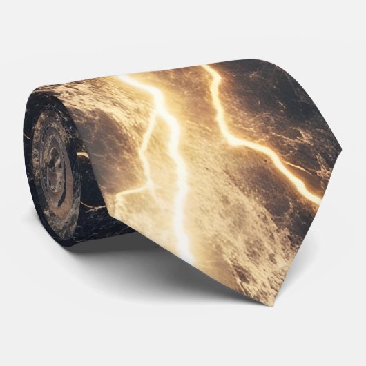 Thunderstorm Tie/Krawatte mit Blitzd ネクタイ (ロール)