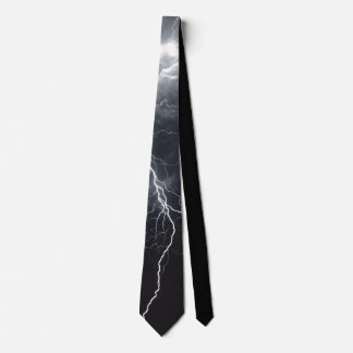 Thunderstorm Tie/Krawatte mit Blitzd ネクタイ