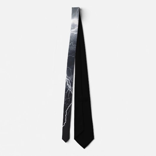 Thunderstorm Tie/Krawatte mit Blitzd ネクタイ (裏面)