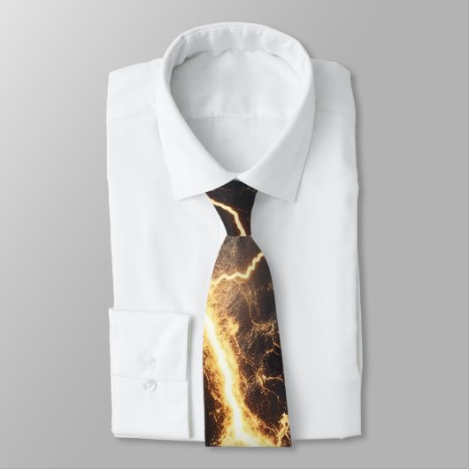 Thunderstorm Tie/Krawatte mit Blitzd ネクタイ (タイ)