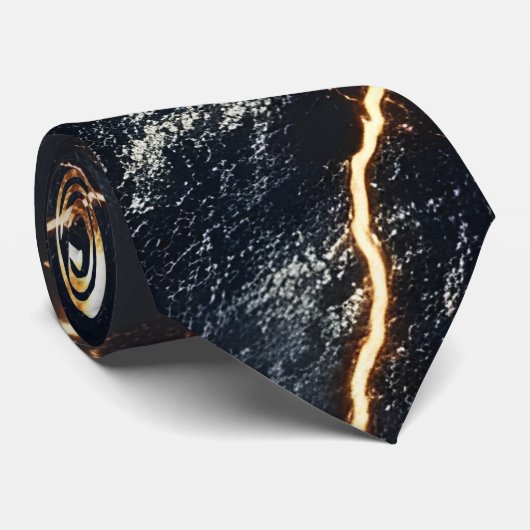 Thunderstorm Tie/Krawatte mit Blitzd ネクタイ (ロール)