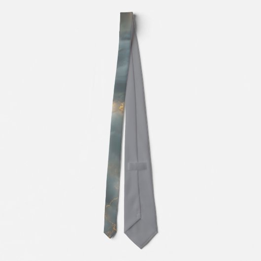 Thunderstorm Tie/Krawatte mit Blitzd ネクタイ (裏面)