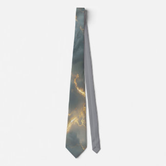 Thunderstorm Tie/Krawatte mit Blitzd ネクタイ